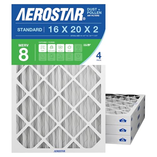 Aerostar 16x20x2 MERV 8 Air Filter
