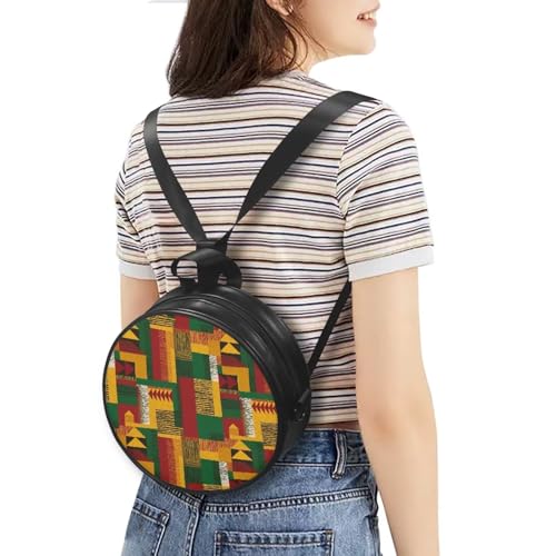 SEANATIVE Crossbody Round Bag for Women Fashion Handbags Wallet Lightweight Casual Shoulder Bag Purse3