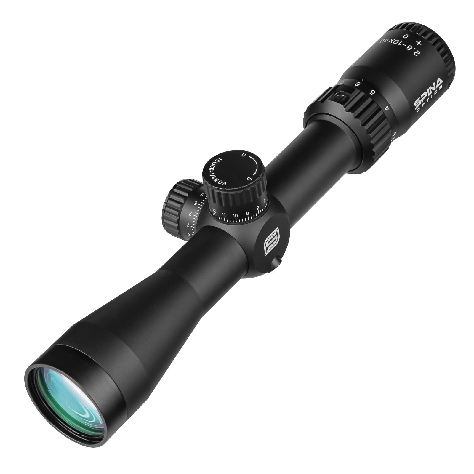 Spina Optics BT 2.8-10x40 Lunette de visée de Fusil de Chasse mil Dot 30mm Tube