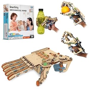 Smartivity DIY Robotic Mechanical Hand STEM Fun Toys for kids 8-14, Educational & Construction Activity Game for Kids, Birthday Gifts for Boys & Girls, Science Engineering Project, Made in India