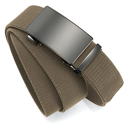 Image of CHAOREN Mens Belt Stretchable - Elastic Golf Nylon Web Adjustable Belt - for Casual Wear