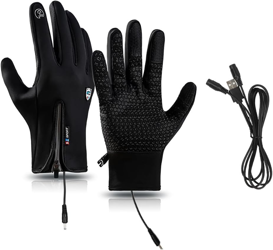 VL Outdoor Sports Gloves Short Plus Velvet Windproof Waterproof, 2025 Winter Thermal Gloves Touchscreen for Cold Weather