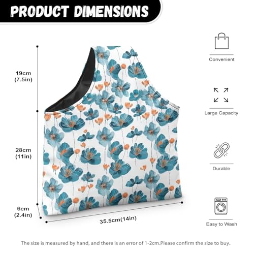 Image of Flower Yarn Bags with Holes for Crochet for Women Knitting Yarn Storage Bag Organizer Large Crochet Organizers and Storage Lightweight Knitting and Crochet Supplies
