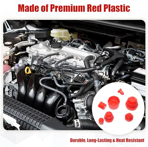 Image of 144 Pcs Plastic Caps and Plugs Kit for an-3 to AN-12 Fluid Lines Hoses