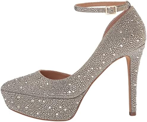 Jessica Simpson Women's Ormanda Embellished Platform Pump, Gold, 7.5 | Image 7