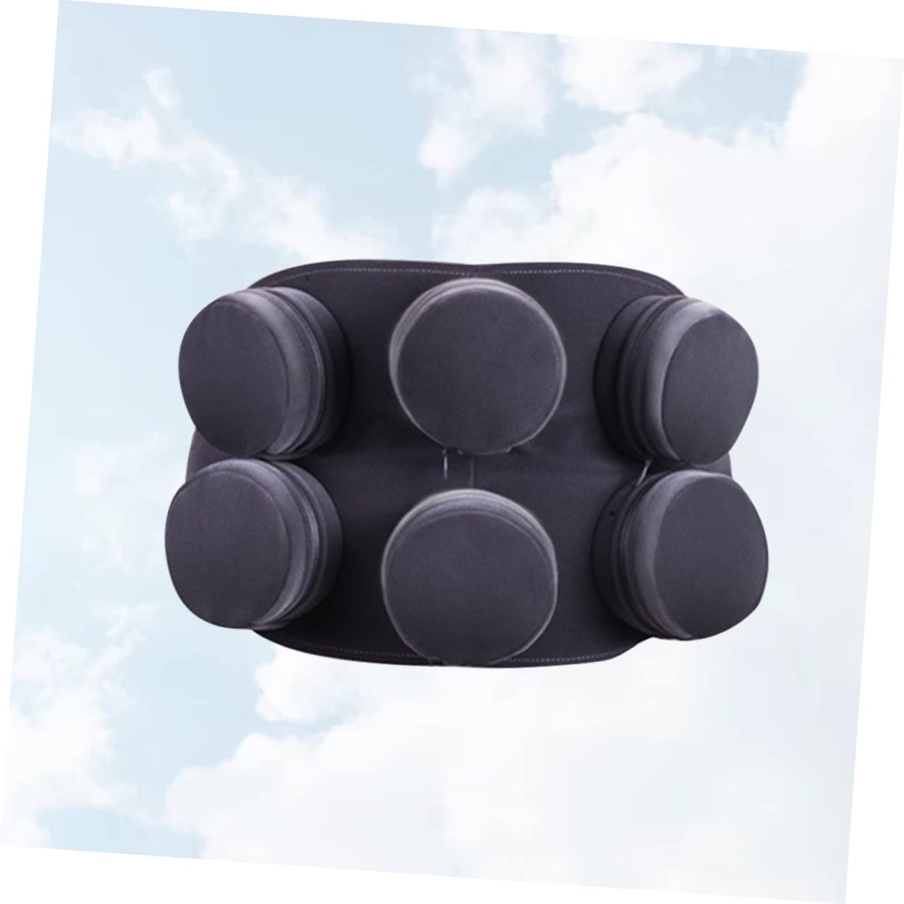 Anneome Box Protective Cover Moxibustion Holder Moxa Purifier Cover Moxibustion Protective Casse Velvet Smokeless Moxa Cover Cotton Moxa Cover Accessories for Moxa Chinese Medicine Grey