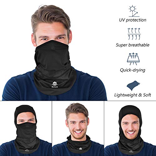Botack Balaclava Máscara de resfriamento de gelo para rosto com proteção UV contra poeira, vento, ba