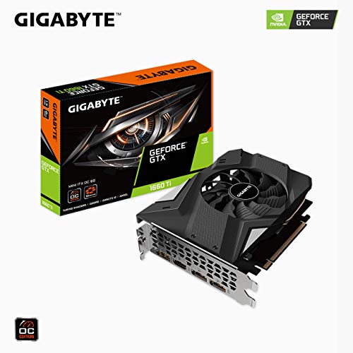 GIGABYTE GeForce GTX 1660 Ti Mini ITX OC 6G 192-bit GDDR6 DisplayPort 1.4