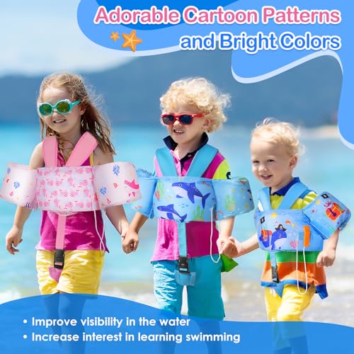 Image of MoKo Toddler Swim Vest for 20-30-50lbs, Kids Swim Arm Band