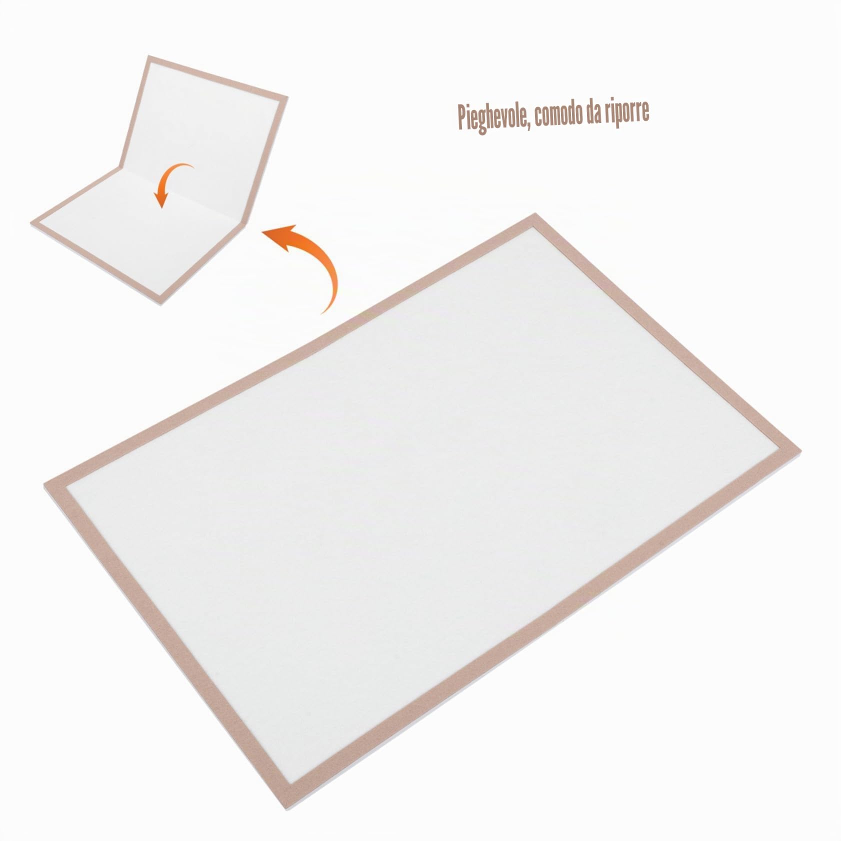 Tappetino per Puzzle Pieghevole Cornice 60x40 Cm in Poliestere | Capacità Fino a 500 Pezzi, Struttura Telaio Sicuro, per Puzzle e Crafts