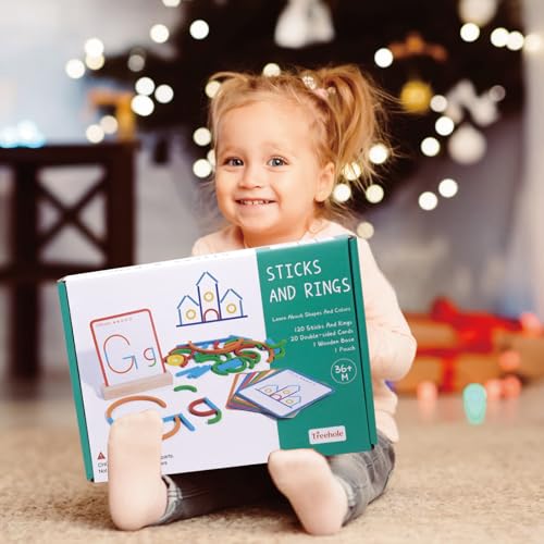 Dr. MUYA® Montessori Spielzeug 3 4 5 6 Jahre, Holzspielzeug ab 3 Jahre, Tangram Kinder, Lernspiele ab 4 Jahre, Feinmotorik ab 3 Jahre, Lernspielzeug, Geschenk 3-6 Jahre Kinder Junge Mädchen