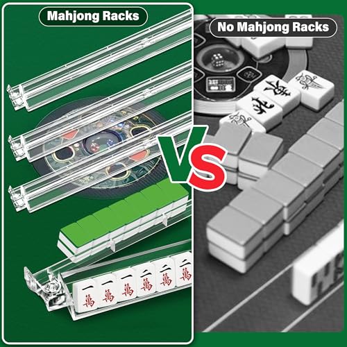 Soportes para Mahjong con diseño compacto y portátil miniatura 6