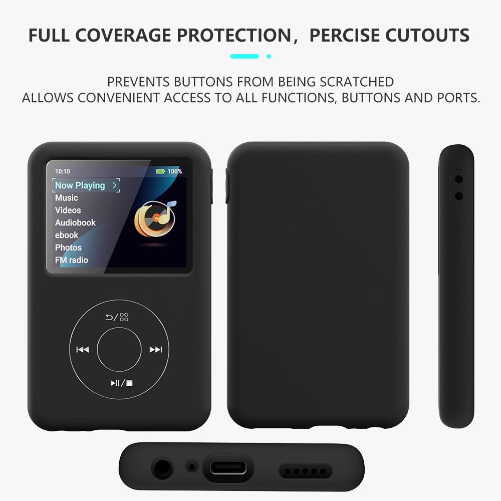 Amazon | innioasis Y1 MP3プレーヤー用シリコンケース、スクリーン