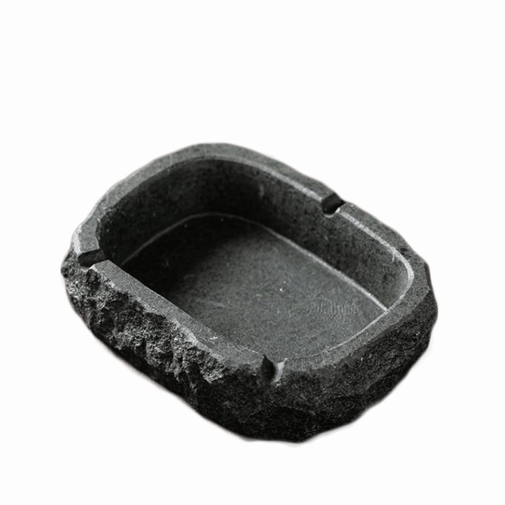 Uniwersalna Popielniczka Z Niebieskiego Kamienia Akcesoria Do Ceremonii Parzenia Herbaty 10 X 4 X 13 Cm/ 5,1 X 3,9 X 1,6 Cala Taca Do Rękodzieła Dekoracja Stołu Wielokrot-L