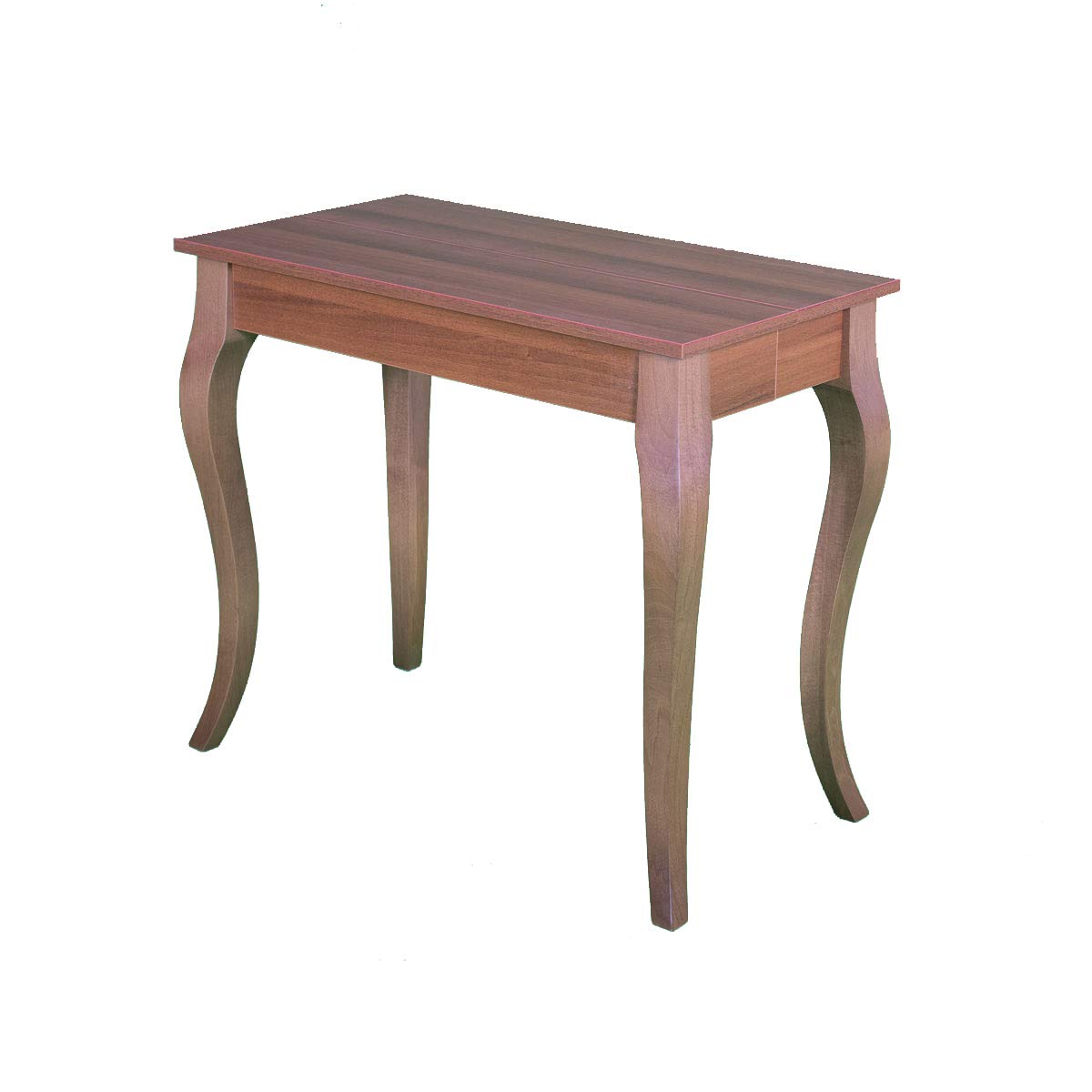 Itamoby, Consolle Allungabile Olanda in Legno Noce L.90 X P.48 X H.77 (Allungabile Fino a 308 cm)