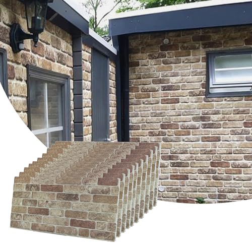 Dundee Deco 3D Wall Panels Faux Brick - Cladding, Light