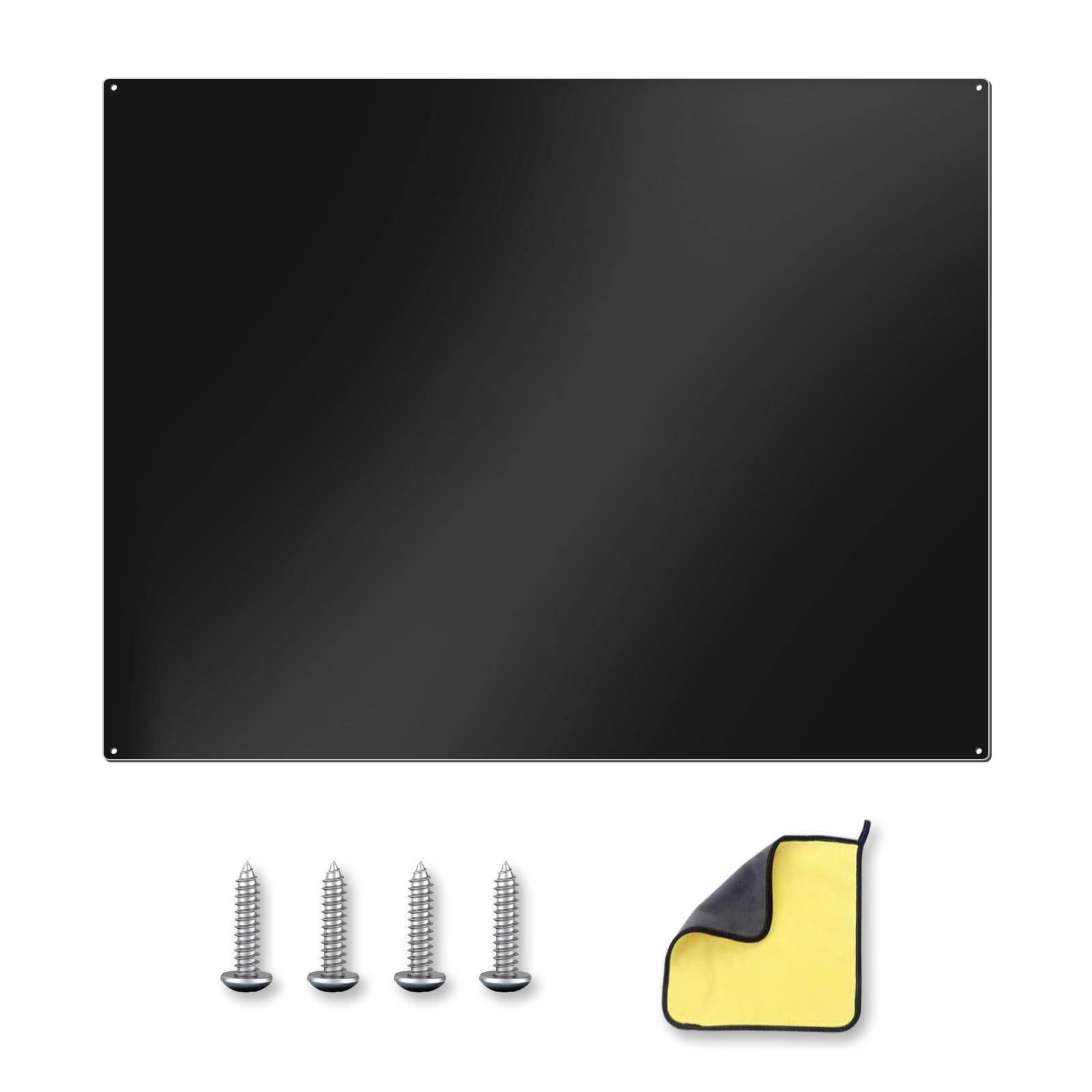 VENFAN 24" x 30" Stainless Steel Backsplash for Stove - Ultra Flat Metal Splatter Guard for Kitchen Wall, Stove Backsplash Panel with 4 Pre-Drilled Holes, Easy Install — view 9