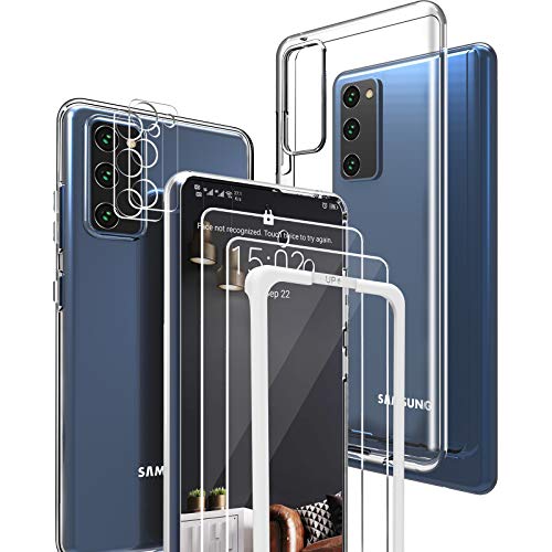 KingShark para protector pantalla Samsung Galaxy S20 FE 5G + Protector de Lente de Cámara+para Funda Samsung S20 FE Cover