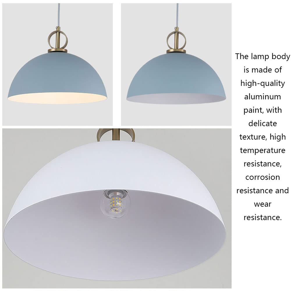 Lámpara colgante creativa con personalidad, lámpara colgante moderna nórdica, lámpara colgante de un solo cabezal con entrada Macaron, elegantes accesorios colgantes para vestidor, iluminación deco