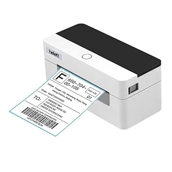 Helett H30C USB Direct Thermal Label Printer | 203 DP I Resolution | 4 - 6