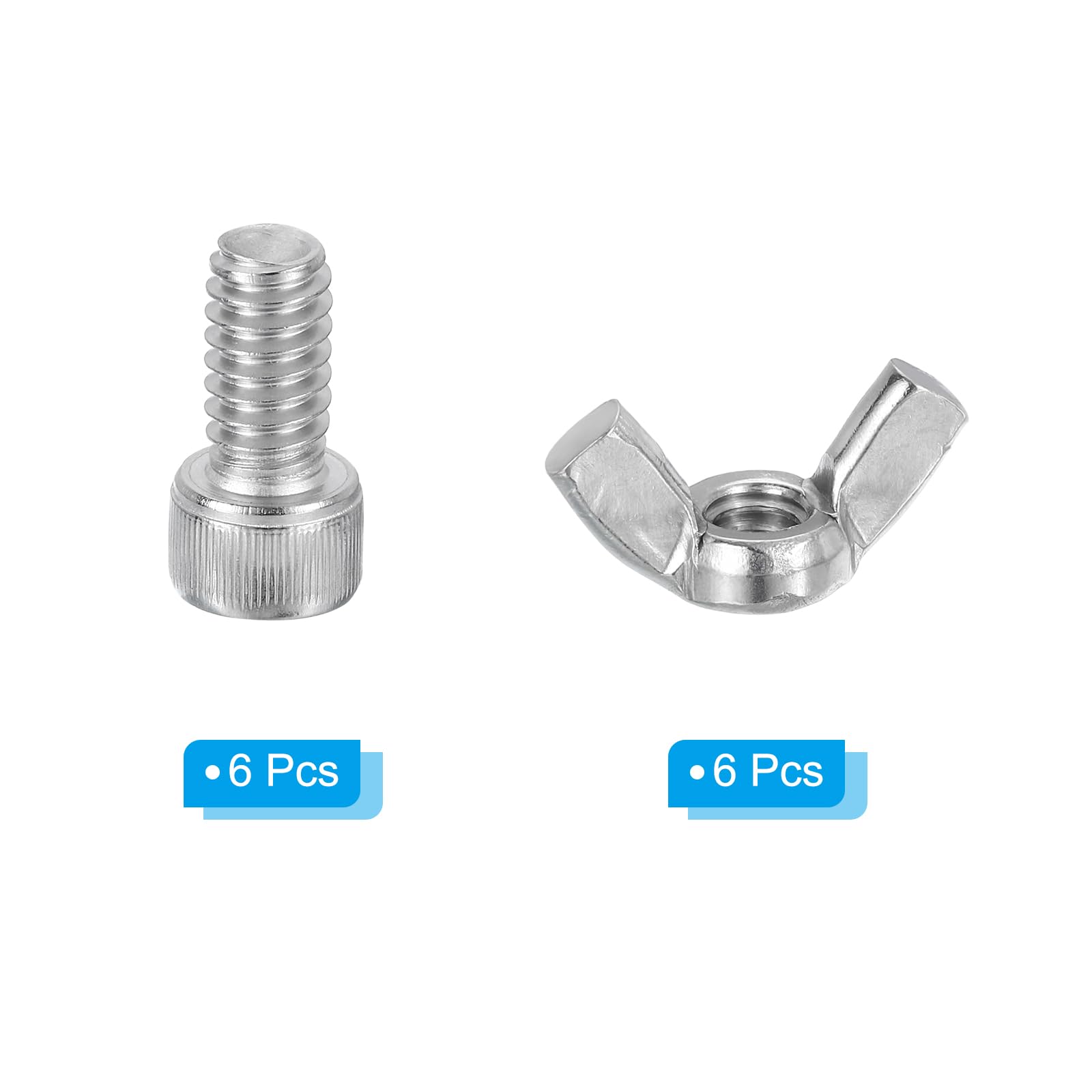 PATIKIL 1/2" Bat Pins, 6 Sets 304 Stainless Steel Pottery Pins Fits Any Standard Throwing Wheel Head Ceramic Bat - Image 3