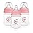 Nenesupply Natural Baby Bottles Newborn Flow Feeding Bottles Breastfeeding Bottle for Breastfed Babies Wide Neck 4.7oz Anti Colic Level 1 Nipple for 0+ Month Infant Replace Spectra Bottles for Pumping