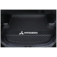 KEDIAS Auto Leder Kofferraummatten für Mitsubishi Eclipse Cross PHEV 2021 2022 2023, Kofferraumwanne Schutzmatten Kofferraumschutz rutschfest Fracht