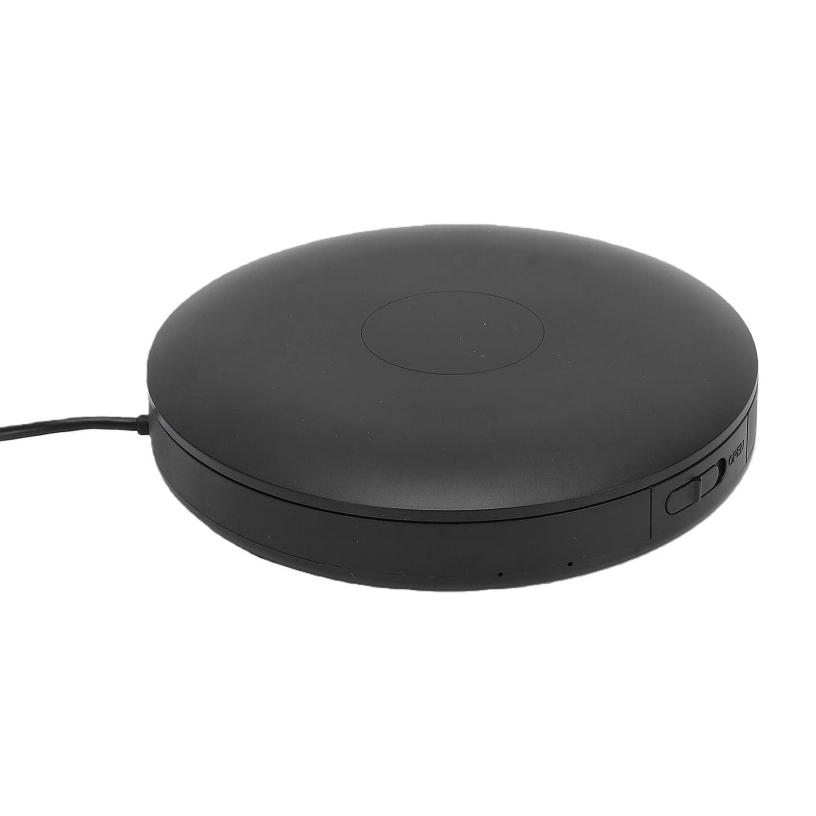Alomejor Lecteur CD Portable pour Voiture, Dispositif de Musique sans Fil Bluetooth, pour Véhicule, Maison, Interface USB, Support pour Ordinateur Portable, TV, 1 unité