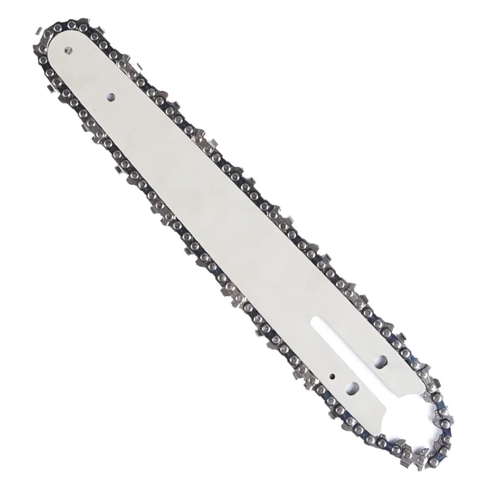 Juego de cadena sierra guía motosierra 8 pulgadas, 45 eslabones transmisión eléctricos 1/4 pulgadas p para cadenas repuesto cortador madera Cadena de corte de madera(8inch Set3)
