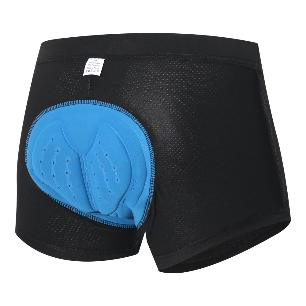 Pantaloni Bici Uomo Maglia da Ciclismo Uomo Pantaloncini Intimo da Bicicletta Abbigliamento da MTB Abbigliamento da Bici Gel Pad Traspirante Mutande Ciclismo Uomo