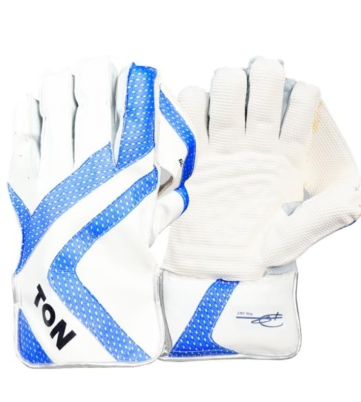 TABAKH SS TON Gutsy Wicket Keeping Gloves, White Color - Adult Size