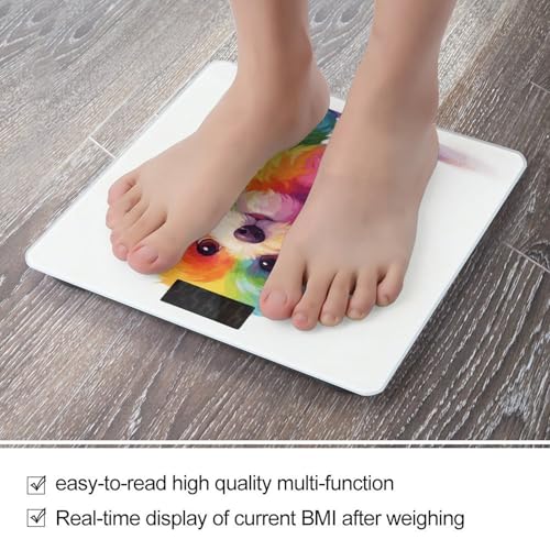 Báscula Digital para Baño Cotton Candy Dog 400lb miniatura 5