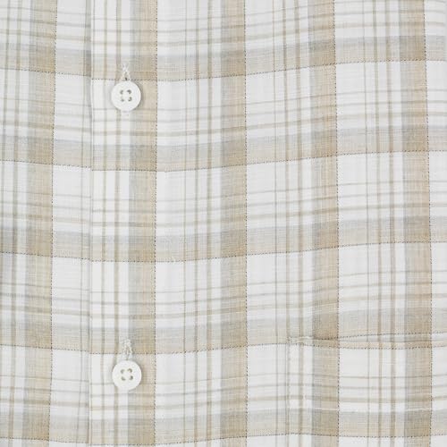Image of 7-DAYS Men's Premium Checks Formal Shirt - Cotton Rich, Regular Fit, Full Sleeve, with Pocket, Wrinkle Resistant - Stylish Office & Everyday Wear.