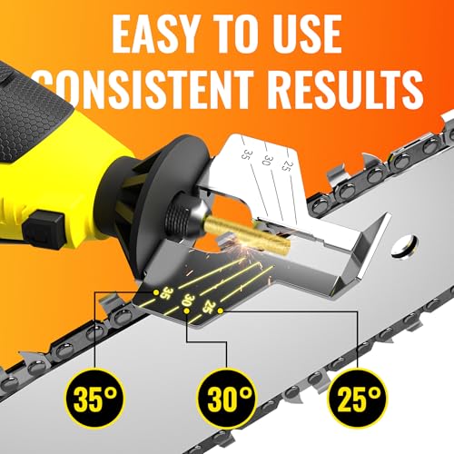 EzzDoo Handheld Electric Chainsaw Sharpener