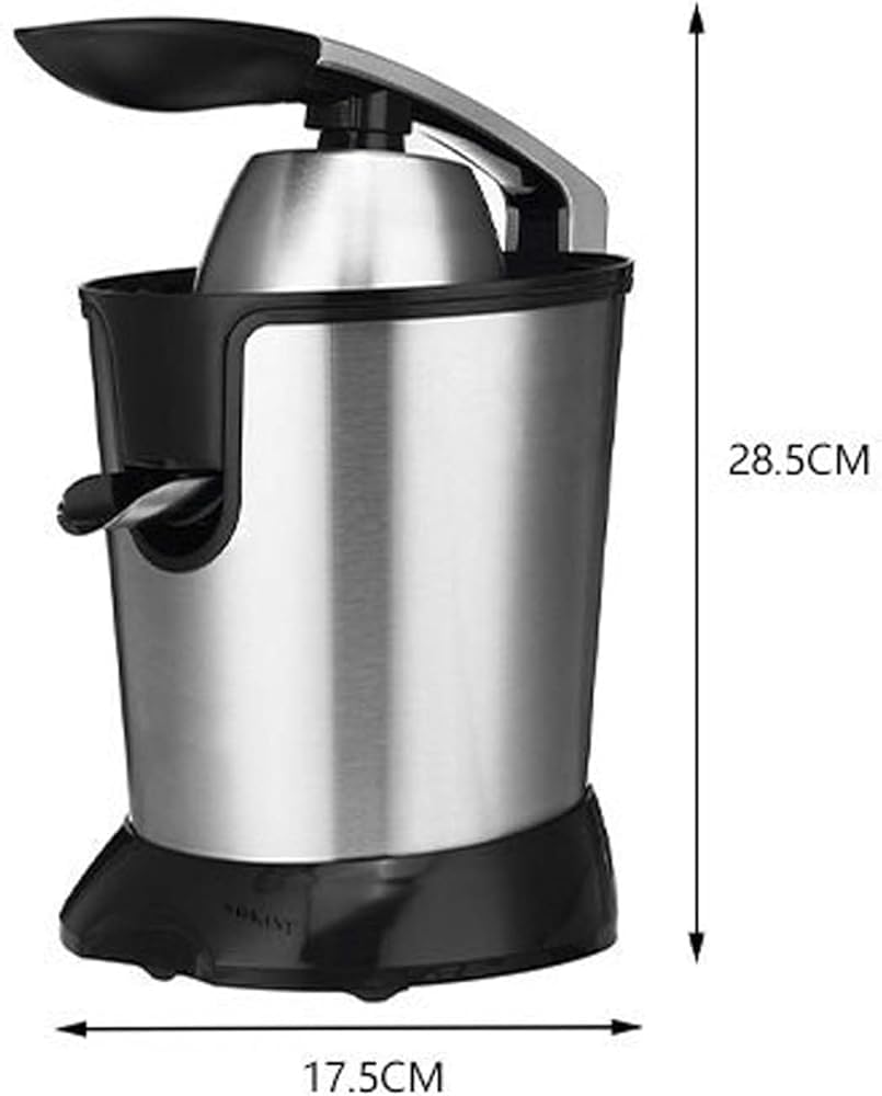 Exprimidor de cítricos, exprimidor eléctrico automático de acero inoxidable con un botón para jugo de limón fresco, lima, naranja y pomelo