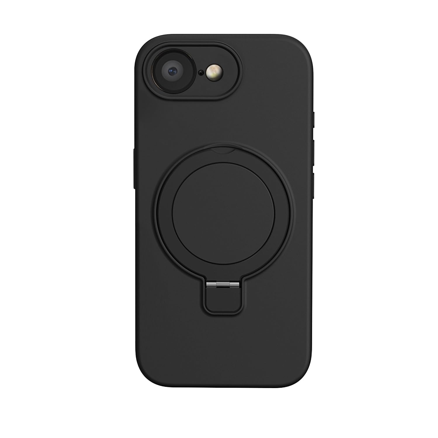 SaharaCase - Custodia in silicone con supporto compatibile con MagSafe per iPhone 17e e iPhone 16e, Scorpion Black, (CP00810)