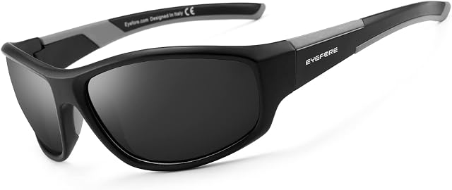 EYEFORE Polarised-Sunglasses-Mens-Womens Sports Sunglasses for Cycling Running Driving Fishing CAT 3