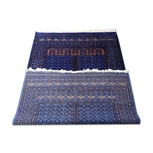 Amma Carpets Handgeknüpfter Wollteppich 1,2 x 1,8 m, Violett