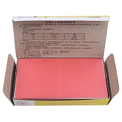 Carejoy MUW plaque de base Rouge utilitaire Cire Dental Supply