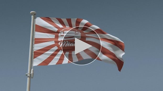 Amazon.com : 3x5 ft Miata JDM Japanese Rising Sun Flag: 100