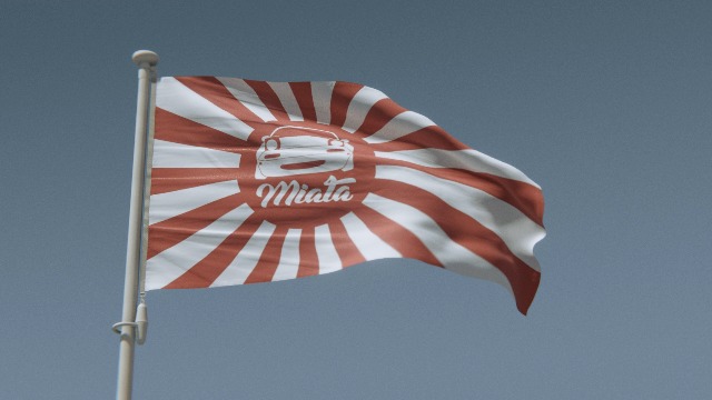 Amazon.com : 3x5 ft Miata JDM Japanese Rising Sun Flag: 100