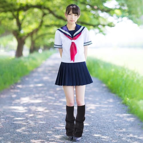 Image of Junely 2 Pairs Leg Warmers for Women Kawaii Leg Warmer Cute Legwarmers Japanese Socks Halloween Goth Emo Gyaru Accessories