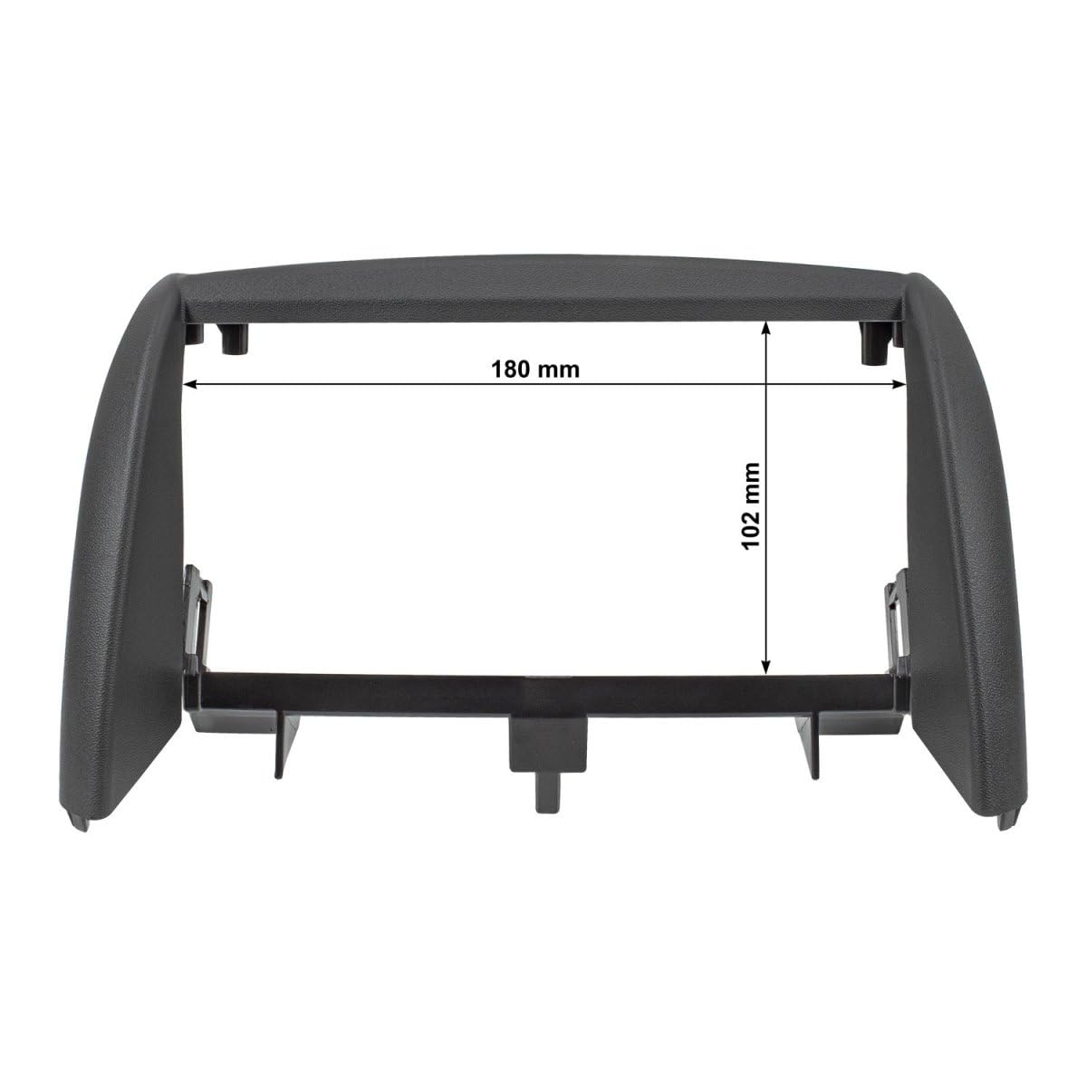 Sound Way Kit Montaggio Adattatore Autoradio, Mascherina 2 DIN Compatibile con Fiat Ducato, Citroen Jumper, Peugeot Boxer 1996-2006