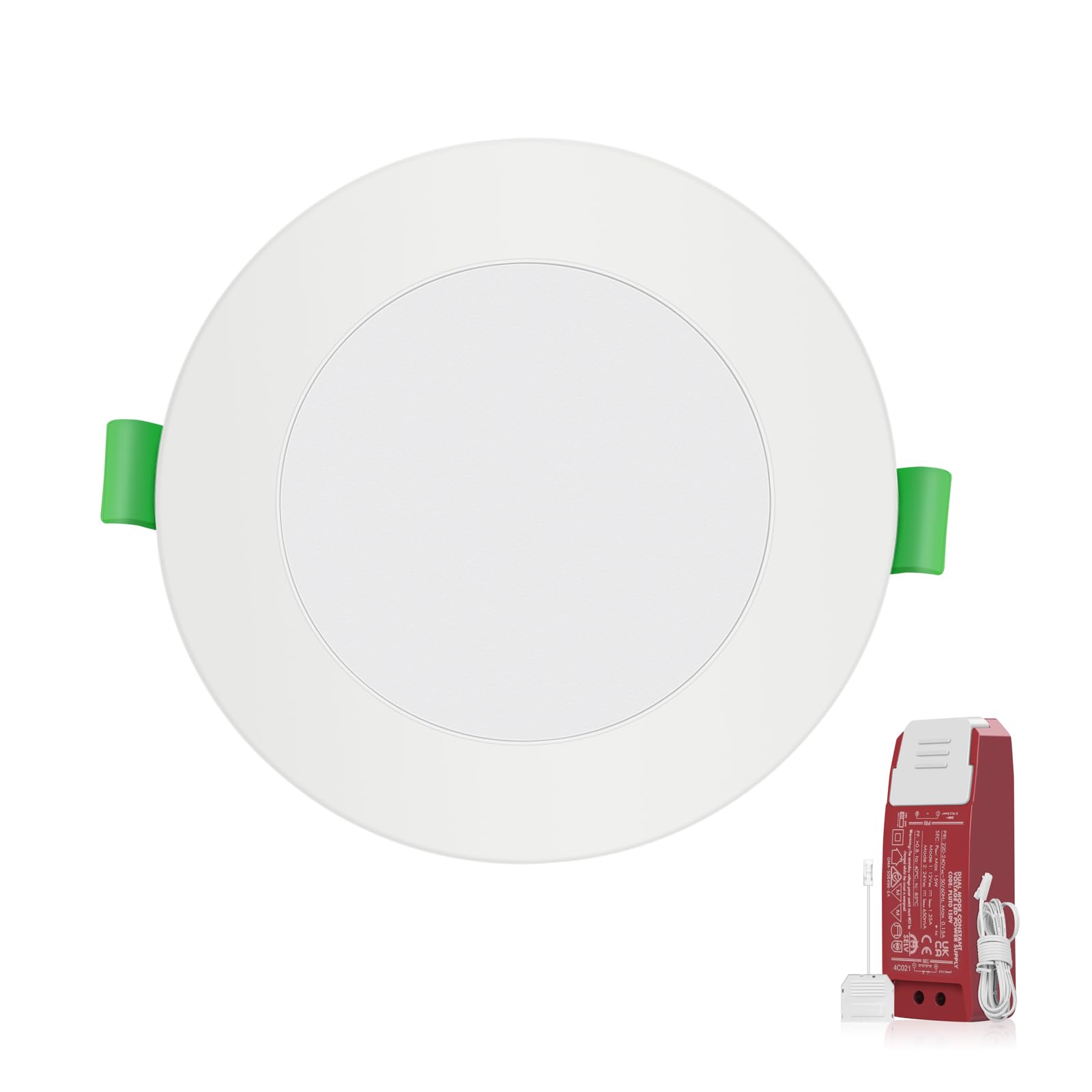 ALUSSO LED Feuchtraumleuchte 5W 400LM, Warmweiß 4000K