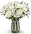 Benchmark Bouquets Elegance Roses and Alstroemeria, With Vase (Fresh Cut Flowers)