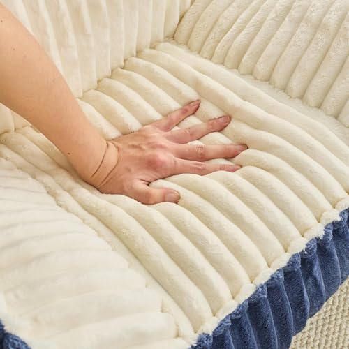Image of Kisoy Bean Bag Chair, Bean Bag Sofa with Memory Foam Filler for Boys and Girls Soft Faux Fur Fabric Floor Chair for Gaming, Reading Relaxing,Blue