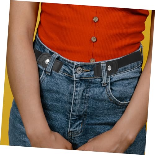 No Buckle Elastic Belt for Men and Boys Adjustable Stretch Waistband for Jeans and Pants Comfortable Cloth and Artificial Material Easy to Wear and Remove2