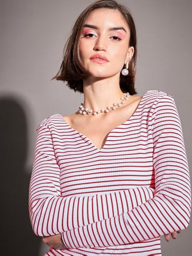 Image of Sassafras Women Sweetheart Neck Rib Top