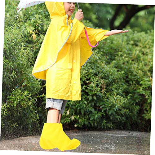 2 pares de protectores impermeables para botas de lluvia de látex, cubrebotas antideslizantes para ciclismo, senderismo y deportes miniatura 3