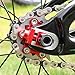 Guaber Bicycles Chain Adjuster Bike Chain Tensioners Bike Chain Regulator Aluminum Alloy Chain Fastener for Single Speed Bike